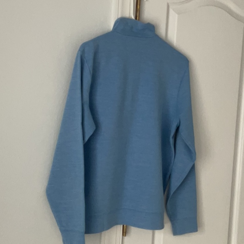 Vineyard Vines Men's Sky Blue Zip-Up Sweater - Picture 4 of 7